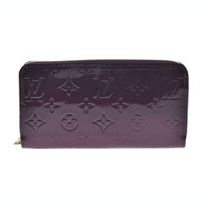 Louis Vuitton Vernis Zippy Wallet Amaranth Purple Monogram Long